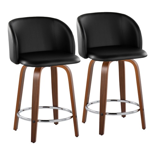 Fran 24" Fixed-height Counter Stool - Set Of 2